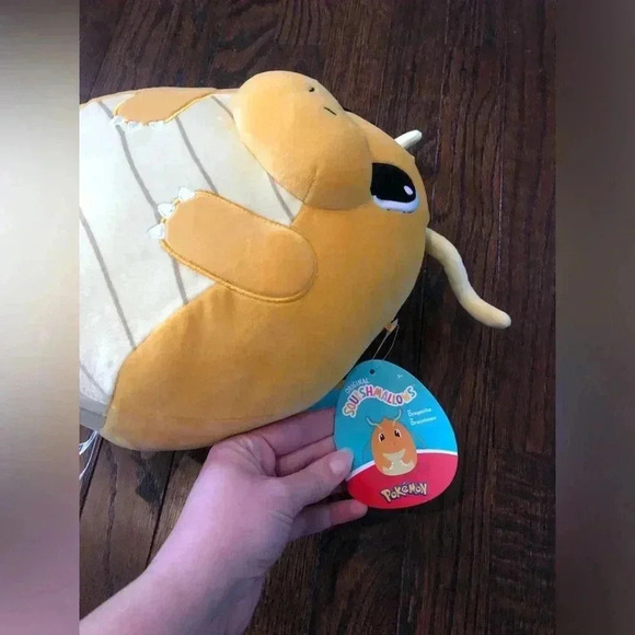 Original Squishmallows x Pokémon 10” Dragonite Plush - BRAND NEW! - Picture 3 of 11